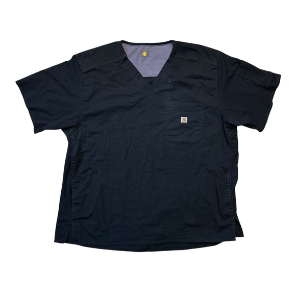 Bundle of 4 Carhartt Scrubs Tops Shirts 2X - Picture 4 of 8